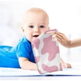 thumbnail image 7 of GZHJMY Baby Gauze Towels for Kids Soft Handkerchief Newborn 100% Cotton Pink Cow Print Camoflage Absorbent 12x12 Inch 3 Pack, 7 of 7