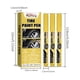 thumbnail image 3 of Fiudx Liquidación de ahorros de verano Pluma de pintura de neumático de coche amarillo de 3ml, pintura multicolor, rotulador de aceite personalizado DIY, 3 of 7