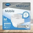 thumbnail image 7 of MoliCare Premium Mobile 6D Incontinence Underwear for Adults - Disposable, Discreet, Unisex, Moderate Absorbency - Size Medium, Fits 31 in to 47 in Waist/HIPS, 14 Count, 7 of 7