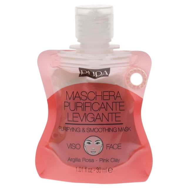 Mascarilla Facial Purificante y Suavizante Pupa Milano Arcilla Rosa 1 oz