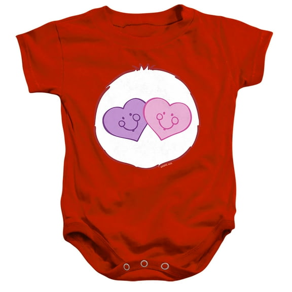 Care Bears Always There Bear Belly Unisex Infant Snap Suit for Baby, Red, Medium