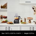 thumbnail image 5 of Braun FP3101BK Easy Prep 8-cup Food Processor, Black, 5 of 5