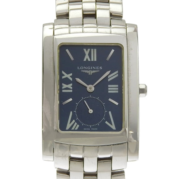 Pre-Owned Longines DolceVita watch L5.655.4, stainless steel, silver, quartz, small seconds,...