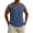 Mens Tank Tops Blue, variant on M-5X Plus Size Mens Big & Tall Tank Tops Sleeveless Crewneck Running Vests Casual Color Block Pullover Stretchy Slim Gym Workout Tanks Undershirts