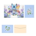 thumbnail image 2 of 3D Pop-Up Mother's Day Card – Blue Elegant Floral Design Greeting Card for Mom, Son, or Daughter, Perfect Family Celebration Gift with Envelope, 2 of 7