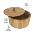 thumbnail image 3 of Tortillero Homecreations de Bambú con Tapa, 3 of 3