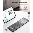 thumbnail image 4 of Teclado Bluetooth Samsers plegable con teclado numérico negro, 4 of 9