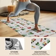 thumbnail image 4 of Cartoon Tractors Carrots Gray Pattern Hot Yoga Mat Towel Non Slip for Hot Yoga - Quick-Drying Yoga Mat Cover with 4 Corner Pockets with Travel Bag - Hot Yoga Towel Non Slip 70"x26", 4 of 6
