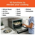 thumbnail image 4 of Ninja DT201 Foodi 10-in-1 XL Pro Air Fry Oven, Large Countertop Convection Oven, Digital Toaster Oven, Dehydrate, Reheat, 1800 Watts, Stainless, 4 of 7