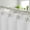 Nickel, variant on High-Low Double Shower Curtain Hooks, Bathway Bathroom Shower Curtain Rings, Separate Liner & Curtain to Prevent Tangling, Rust-Resistant Metal, Smooth Glide, 12-Pack Matte Nickel