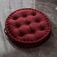 thumbnail image 4 of Nvzi Round Floor Pillow with Handle Solid Thick Chair Cushion Super Soft Comfy Seat Cushion Meditation Cushion for Yoga Living Room Sofa Balcony Outdoor (Light Grey, Diameter 24), 4 of 4