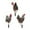 Coffee, variant on 3d Rooster Hen Garden Realistic Acrylic Yard Art Garden Garden Outdoor Decoration Placard