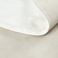 thumbnail image 2 of Cheer Collection Faux Fur Bolster Pillow, Gray, 2 of 5