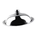 thumbnail image 4 of Pot Lid Wok Cover Skillet Lid Durable Stainless Steel Easy to Clean for Home Cooking Restaurant 40cm, 4 of 9