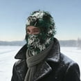 thumbnail image 2 of Unique Bargains 1 Pc Warm Face Mask Knitting Balaclava for Cycling Camouflage Green, 2 of 6