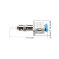thumbnail image 2 of Uxcell Adaptateur Optique Fibre ST Mâle-SC/UPC Femelle, Adaptateur Simple Mode, ST-SC/UPC, pour Réseau, 1pcs, 2 of 6