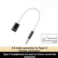 thumbnail image 2 of 3.5mm Male to Type C Female Audio Cable Cord, Analog Audio Jack Headphone Audio Adapter for MP3 Play, 2 of 5