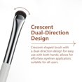 thumbnail image 4 of Eyeliner Brush, Crescent-Shaped Eyeliner and Brow Brush - Effortlessly Create  Eyeliner (187 curved eyeliner), 4 of 6
