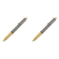 thumbnail image 2 of XIANXIAN Retractable Gel Roller Pens, Pen Style, Ultra Fine Point (0.38mm), Quick Dry Black Gel Ink, Precise and smooth writing, Comfortable Grip, 2-Count Pack B*2, 2 of 5