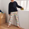 thumbnail image 5 of Xecao Ice Cream Popsicles Print Teenagers' Pajama Pants Long Sleep Pants Soft Elastic Waist Pajama Bottoms Elastic waist with 2 Pockets 5-16 Years-XS(5-6), 5 of 6