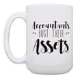 thumbnail image 2 of ThisWear Accountant Gift Accountants Bust Their Assets CPA Gifts for Men Auditor Gifts 2 Pack 15oz Coffee Mugs, 2 of 4