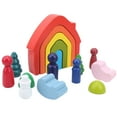thumbnail image 2 of Juguete De Arco De Madera, Juguete Creativo De Madera Para Bebés, Varios Bloques De Construcción De Madera, Niños Para Niños Niñas Niños ANGGREK #1, 2 of 8