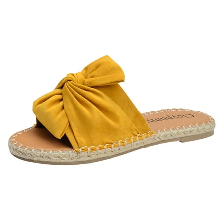

Sngxgn Pillow Soft Slide Sandals for Women Men Non-Slip Shower Shoes Bath Slippers Summer Beach SlidesWomens Gladiator Sandals Yellow 38（US7）