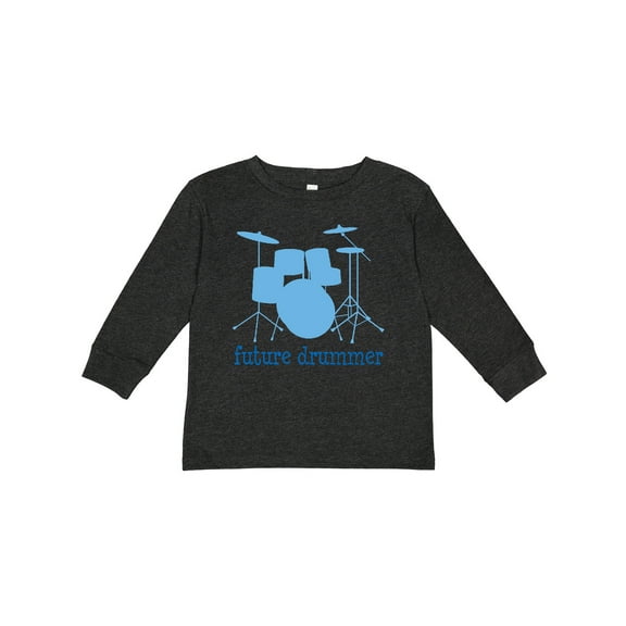 Inktastic Future Drummer Music Boys Long Sleeve Toddler T-Shirt