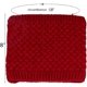 thumbnail image 4 of Calentador de cuello de invierno para mujer, bufanda circular de punto grueso con forro polar suave de doble capa a prueba de viento, 4 of 5