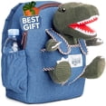 thumbnail image 1 of Mochila Naturally KIDS con diseño de dinosaurio para niños de 5 a 7 años con peluche, 1 of 8