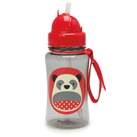 Skip Hop Zoo Straw Bottle, Panda (Best Snacks Take Camping)
