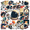 4A, variant on Vintage Space Astronaut Stickers, Waterproof Space Astronaut Sticker for Water Bottle Laptop Phone Cases Planner Skateboard Luggage Helmet Party Favor Decor, Ideal for Adults Teens Teacher Rewards