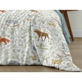 thumbnail image 5 of Sweet Jojo Designs Woodland Animal Toile Twin Bed Comforter Bedding Set, 5 of 5