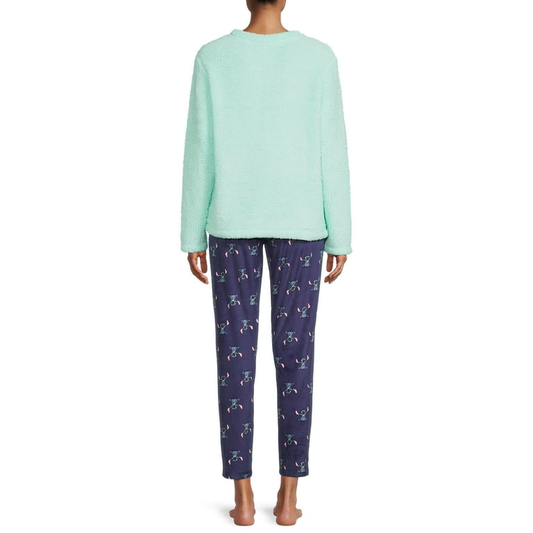 Stitch Women s and Women s Plus Pajama Set 2 Piece Set Walmart
