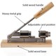thumbnail image 4 of Matsuzay Cascanueces Cracker Sheller Madera de acero inoxidable Handly Griped Utensilios de cocina Nut Clip Nuts Abrazadera Gadget de cocina Decoración del hogar, 4 of 6