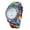 Blue, variant on Watches For Women Rhinestone Decor Silicone Quartz Watch, Round Case Wrist Watch, Fashion Exquisite Versatile Casual Daily Wear Watch