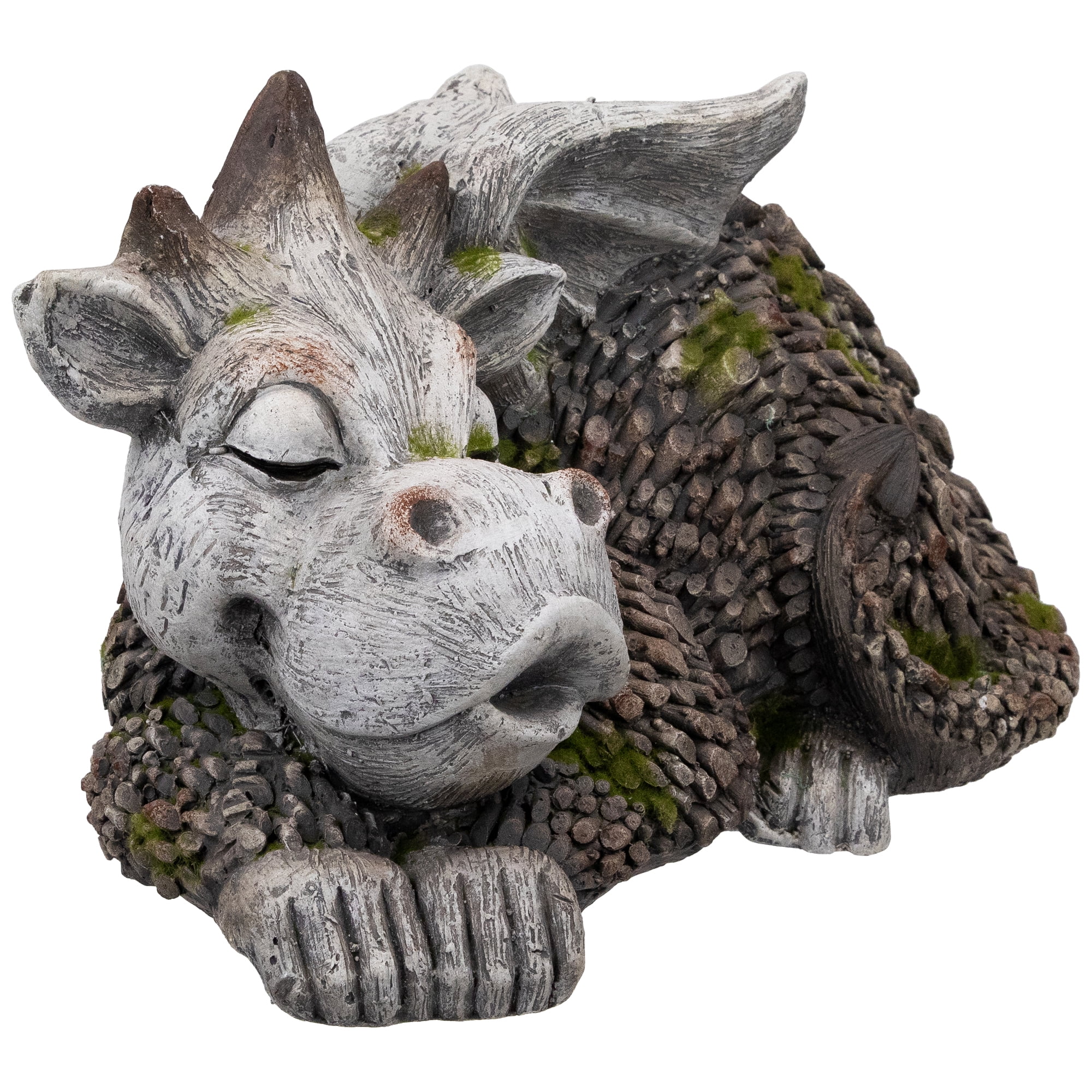 Northlight Sleeping Dragon Outdoor Garden Statue - 14.25"
