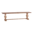 thumbnail image 2 of World Interiors Pengrove 18" Mango Wood Dining Bench in Light Brown, 2 of 5