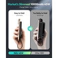 thumbnail image 3 of Cable USB-C integrado Power Bank INIU PawGo de 45 W PD y 10000 mAh, 3 of 8