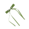 thumbnail image 4 of Unique Bargains 1 Pc Fashion Double Bow Hair Clips Hairdo Clip for Home Green, 4 of 5