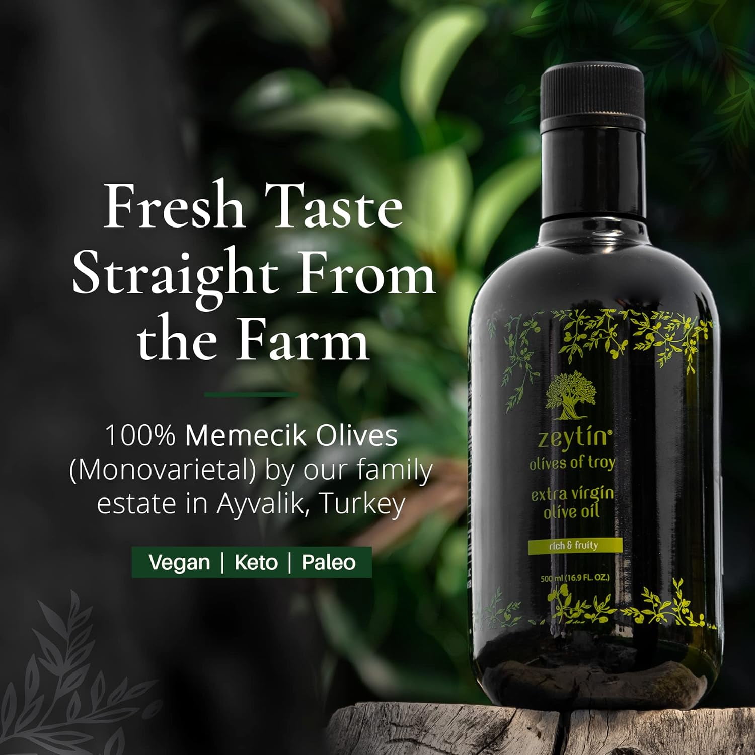 Extra Virgin Olive Oil 500ml - Rich & Fruity (Medium)
