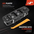 thumbnail image 5 of A-Premium Driver Side Master Power Window Switch Compatible with Chrysler 200 2017, Pacifica 2018-2021, Voyager 2020-2021, Without Folding Mirror, Replace# 68275252AC, 68275252AD, DWS2252, 5 of 6