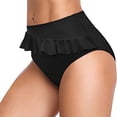 thumbnail image 2 of Women's Swim Shorts Waistband Swimsuit Bottom Board Shorts Swimwear Quick Dry Swimming, 2 of 5
