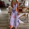 thumbnail image 1 of LOVZFMLL Robes Femmes Sans Manches Mode Sans Manches Imprimé Bretelles Robes, 1 of 5