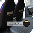 thumbnail image 5 of Uemuo Swirl Print Blue Purple Pattern Car Seat Covers for Front Seats Waterproof Seat Covers for Cars, Universal Auto Front Seats Protector Fits for Car-, 5 of 6