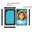 thumbnail image 2 of FIEWESEY for TCL Tab 10 5G Tablet Case with Shoulder Strap Soft Silicone&Hard Back Hybrid Shockproof Kids Friendly Case for TCL Tab 10s 10.1" FHD Model 9081X/TCL Tab 10 5G TCL-9183W (Black/Blue), 2 of 6