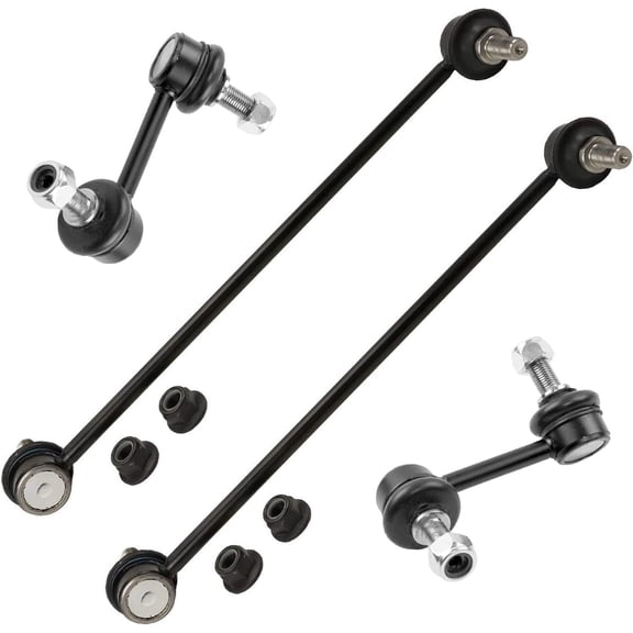 Detroit Axle - AWD 4pc Sway Bars for 2013-2018 Hyundai Santa Fe Sport 2013-2019 Santa Fe XL 2014-2015 Kia Sorento 2 Stabilizer Sway Bar End Links Front & Rear Replacement