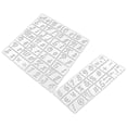 thumbnail image 3 of Raindrops  Letter Stencil Alphanumeric Template Water Washable, 3 of 8