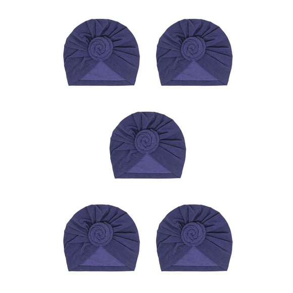 Minnieouse Hijab interior con nudo de turbante, Cruz étnica, estilo Simple, gorros universales lisos, gorro femenino, adornos para fiesta, azul marino Type2 NO2 Minnieouse  CBP379470