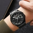 thumbnail image 4 of Men's Waterproof Sports Watch with Dual Display Multifunction Chronograph Week Date Analog Digital for Outdoor, 4 of 12